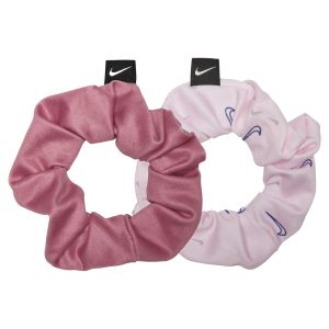 Nike Youth Gathered Hair Ties 2pk - Pink