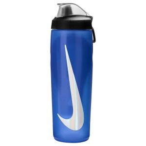 Nike Refuel Bottle Locking Lid 24oz - Game Royal/Black/Silver Iridescent