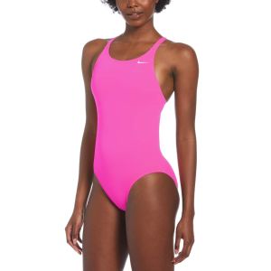 Nike Hydrastrong Solid Fastback One Piece - Fire Pink