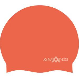 Amanzi Signature Neon Orange Swim Cap - Orange