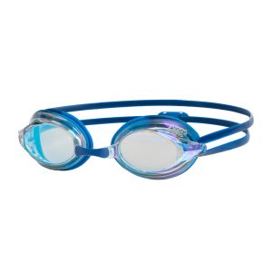 Zoggs Racer Titanium Mirrored Goggle - Blue/Light Blue/Mirrored Clear