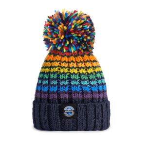 Swimzi Rainbow Pride Midnight Blue Bobble Hat