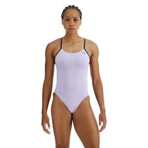 TYR Womens Solid Cutoutfit - Purple