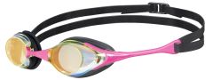 Arena Cobra Swipe Mirror Racing Goggles - Pink