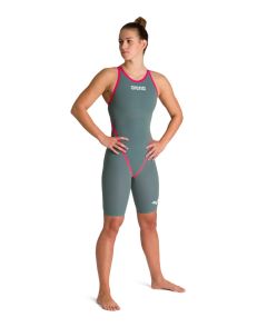Arena Womens Carbon Core FX Limited Edition Olive Kneesuit - Olive/White