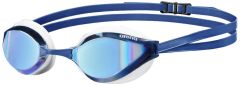 Arena Python Mirror Racing Goggles - Blue Mirror/White/Sky