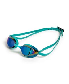 Arena Python Mirror Racing Goggles - Turquoise/Water/Blue Cosmo