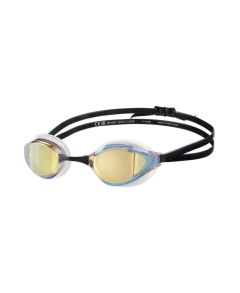 Arena Python Mirror Racing Goggles - Gold/White/Black