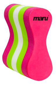 Maru Pull Buoy - Pink/Green/White