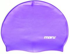 Maru Solid Silicone Swim Hat - Purple