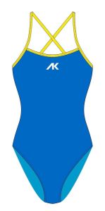 Womens AK Tieback - Blue/Yellow