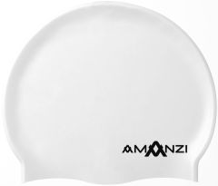 Amanzi Snow Swim Cap - White