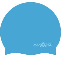 Amanzi Signature Blue Swim Cap - Blue
