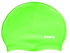 Maru Solid Silicone Swim Hat - Green