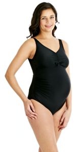 Speedo Grace UBack Maternity One Piece Swimsuit - Black