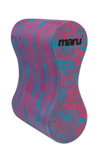 Maru Swirl Pull Buoy - Pink/Blue