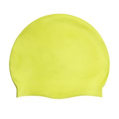 AK Adult Long Hair Silicone Suede Cap - Yellow