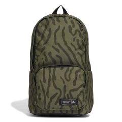 Adidas Classic Texture Graphic Backpack - Olive Strata/Shadow Olive/Black