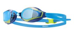 TYR Stealth X Mirror Racing Goggles - Blue