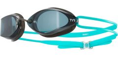 TYR Tracer X Nano Fit Racing Goggle - Turquoise/Black