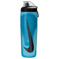 Nike Refuel Bottle Locking Lid 24oz - Baltic Blue/Black/Black Iridescent