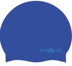Amanzi Signature Royal Blue Swim Cap - Blue