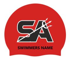 Sandwell Aquatics SC 3pk Red Club Logo + Name Cap - Red