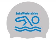 Swim Western Isles Club Logo Only Cap - Silver
