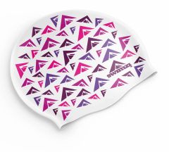 Swimzi Logos Swim Cap - Pink/Purple