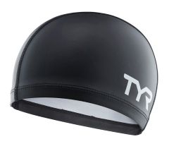 TYR Junior Silicone Comfort Cap - Black