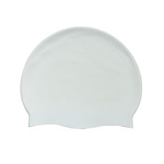 AK Adult Long Hair Silicone Suede Cap - White