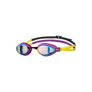 Arena Airspeed Mirror Racing Goggles  - Aqua/Plum/Lime