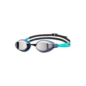 Arena Airspeed Mirror Racing Goggles  - Silver/Navy/Water