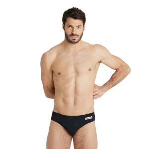 Arena Mens Team Swim Solid Brief - Black