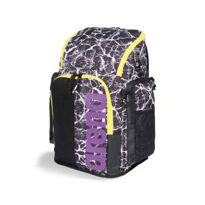 Arena Spiky III Allover Backpack 45 - Black/White