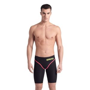 Arena Mens Carbon Core FX Jammer - Black/Fluo Yellow