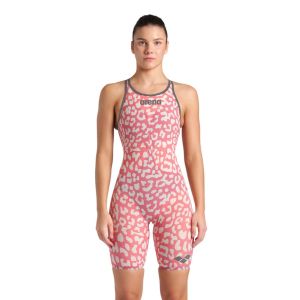 Arena Womens Carbon Air2 Ltd Edition Kneesuit - Leopard Geranium