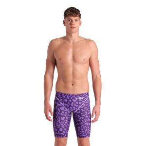Arena Mens Powerskin ST Next Ltd Edition Jammer - Leopard Violet