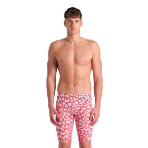 Arena Mens Powerskin ST Next Ltd Edition Jammer - Leopard Geranium