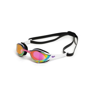 Arena Cobra Edge Swipe Mirror Racing Goggles - Violet/White/Black