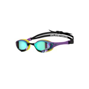 Arena Cobra Edge Swipe Mirror Racing Goggles  - Emerald/Plum/Lime