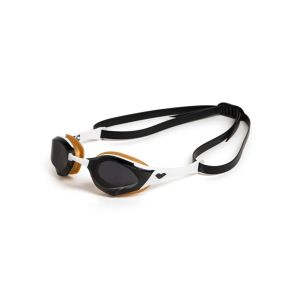 Arena Cobra Edge Swipe Racing Goggles - Smoke/White/Gold