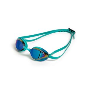 Arena Python Mirror Racing Goggles - Turquoise/Water/Blue Cosmo