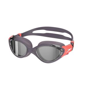 Speedo Womens Biofuse 2.0 Mirror Goggle - Vintage Fog/Steel/Silver Mirror