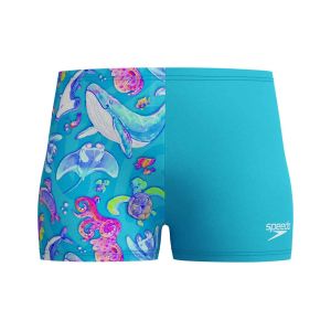 Speedo Boys Digital Allover Aquashort - Turkish Sea