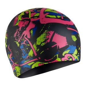 Speedo Slogan Print Swimming Cap