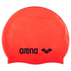 Arena Classic Silicone Swimming Cap - Red