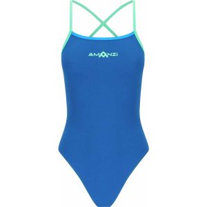 Amanzi Womens Seaglass Tie Back One Piece - Blue