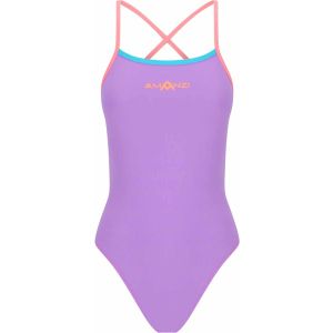 Amanzi Womens Splendour Tie Back One Piece - Purple/Blue