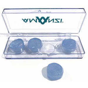 Amanzi Silicone Ear Plugs - Sky